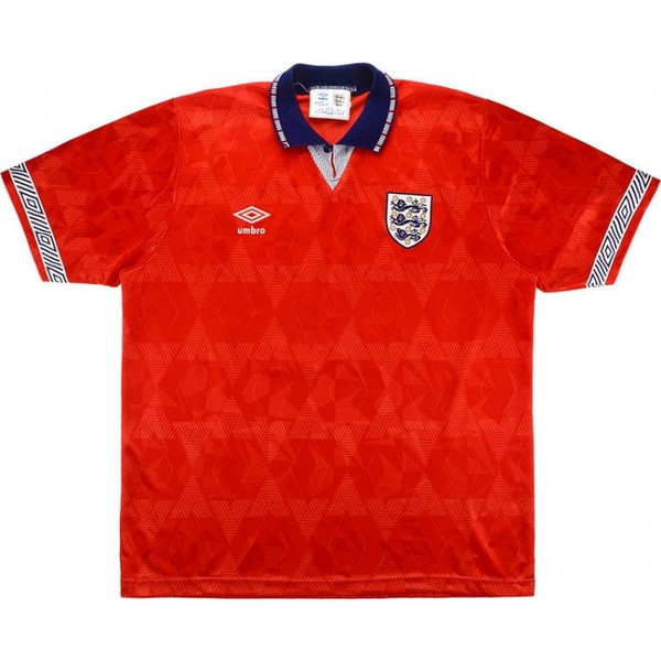 Authentic Camiseta Inglaterra 2ª Retro 1990 Rojo